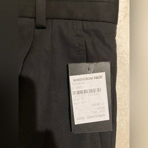 Joe's Jeans Black pleated split hem trousers- NWT